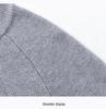 Men's 2025 Autumn/Winter Solid Color Jacquard Sweater, Stylish Half-High Collar Knitwear
