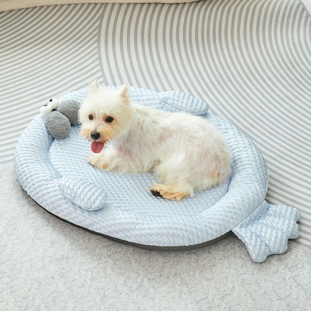 Cartoon Shape Pet Cooling Mat Non-Slip Dog Sofa Cushion Large Space Cat Nest  for Cats and Dogs