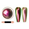 12 Colors Optical Chameleon Mirror Powder, Nail Glitter Laser Powder, DIY Nail Art Decoration Material, Shimmering Color-Shifting Effect