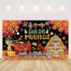 1PC, Polyester Material, Halloween Happy Banner, 180*110 Cm, Courtyard Sign Banner, Halloween Party Banner