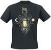 Gojira Mystic Snake Tee Metal TShirt with TwoHeaded Serpent Sun Moon Print Metal Fan Merch