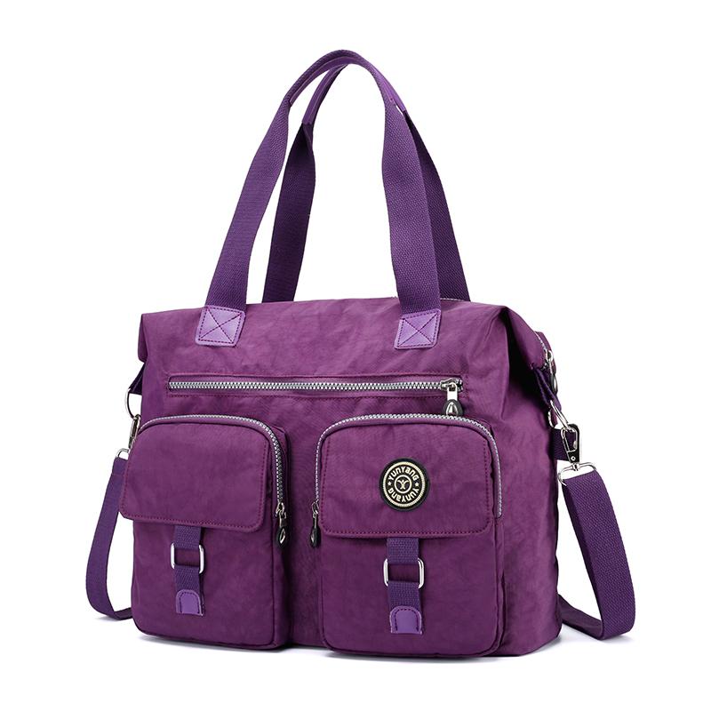 Women's Large Tote Bag with Multiple Pockets – Stylish Multi-Color Shoulder Bag for Work, Shopping & Travel