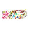 2 Sheets/Set Christmas Elk Wall Sticker Waterproof PVC Self-adhesive Home Office