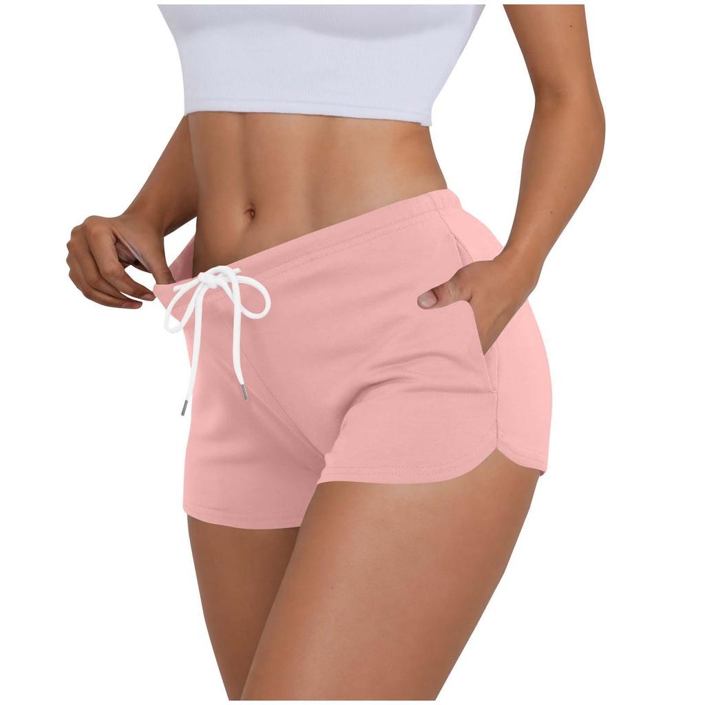 Women's High-waisted Shorts Soft Comfy Pajama Bottoms Lightweight Summer Lounge-Shorts
