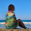 Dinosaur Rainforest Beach Towel Sand Free Quick Dry Bath Towel Large for Adult Kids Pool Swim Camping Essentials Accessories