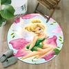 1pc T-Tinkerbell Carpet, Round Rug, Comfortable, Suitable for Entryways, Living Rooms, Office, And Bedrooms, Christmas Decoration