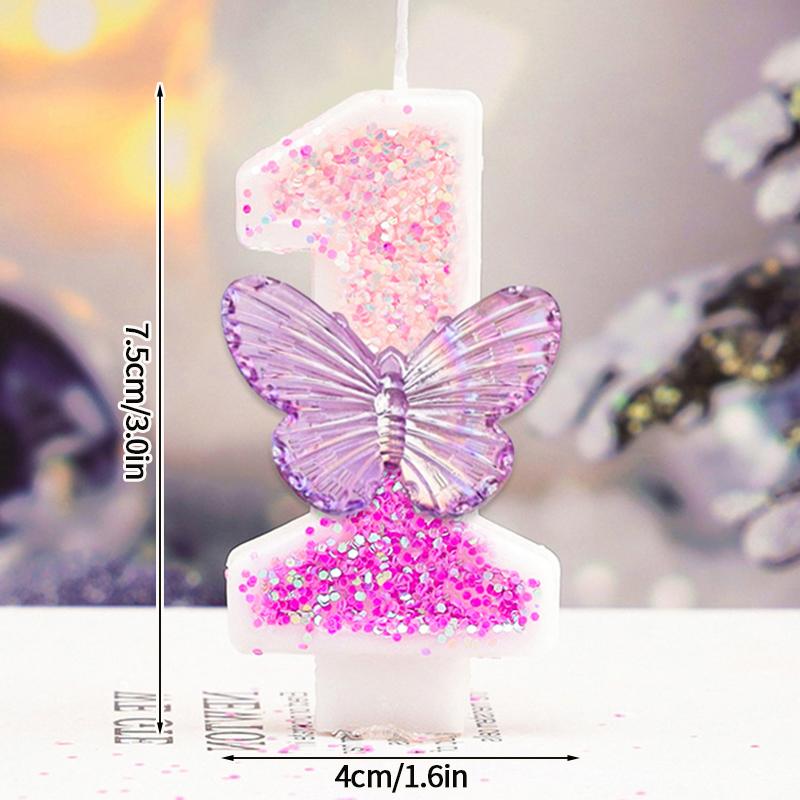 3D Number Cake Decorating Candle Birthday Candles Multicolor Cake Topper Baby Shower Party 1st Dessert Decor for Any Celebration