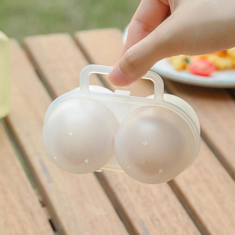 5/10Pcs 2-Cell Outdoor Portable Egg Box Plastictray Refrigerator Egg Storage Box Shock-Absorbing And Anti Drop