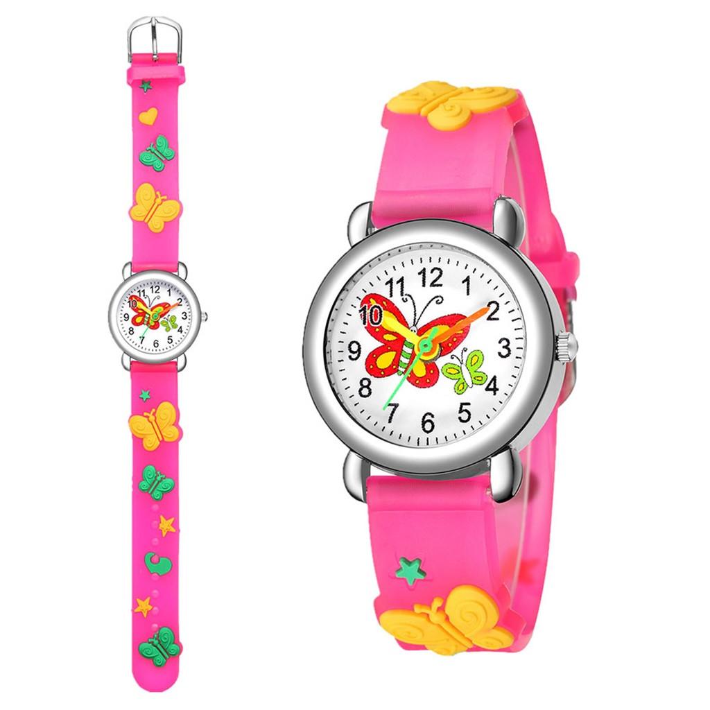 Cute Cartoon Pattern Watches Children Kids Boys Quartz Analog Wrist Watch Gift