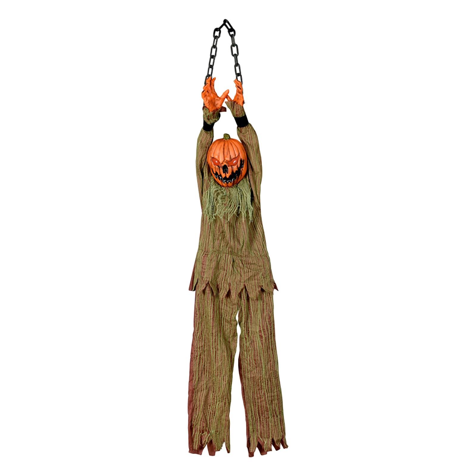 

Halloween Decoration Hanging Clown Mummy Bride Electric Sound And Light Haunted House Room Courtyard Decoration Props One Size
