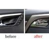 Car Interior Door Bowl Cover Trim Fit For Lexus IS300 350 2014-2019 Silver Steel