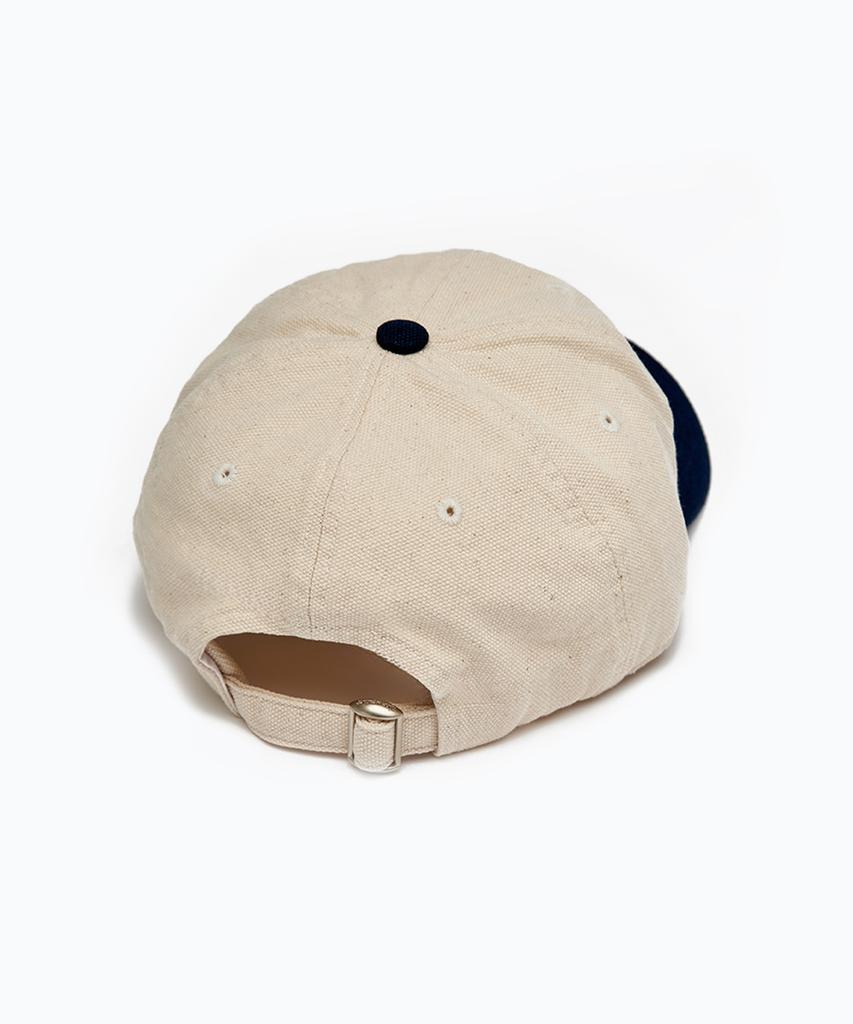 Naiseuwedeo Nw Knochen 6-Panel-Kappe (Elfenbein/Marine)