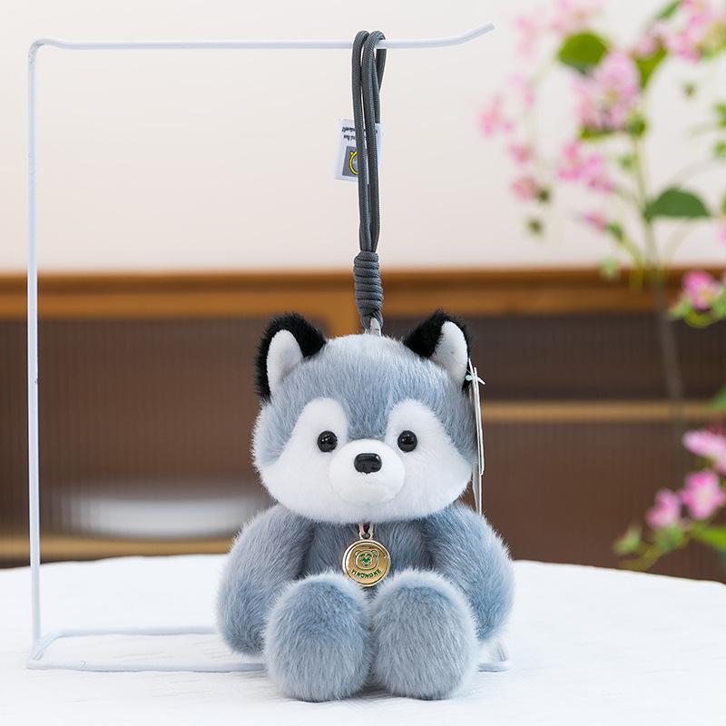 Running Animal Doll Plush Toy Cute Panda Bag Keychain Doll Doll Gift