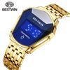 BESTWIN 6616 Watches for Men Gift Hands Steel Wristwatch Waterproof 2025 Sport Digital Male Clock Relogio