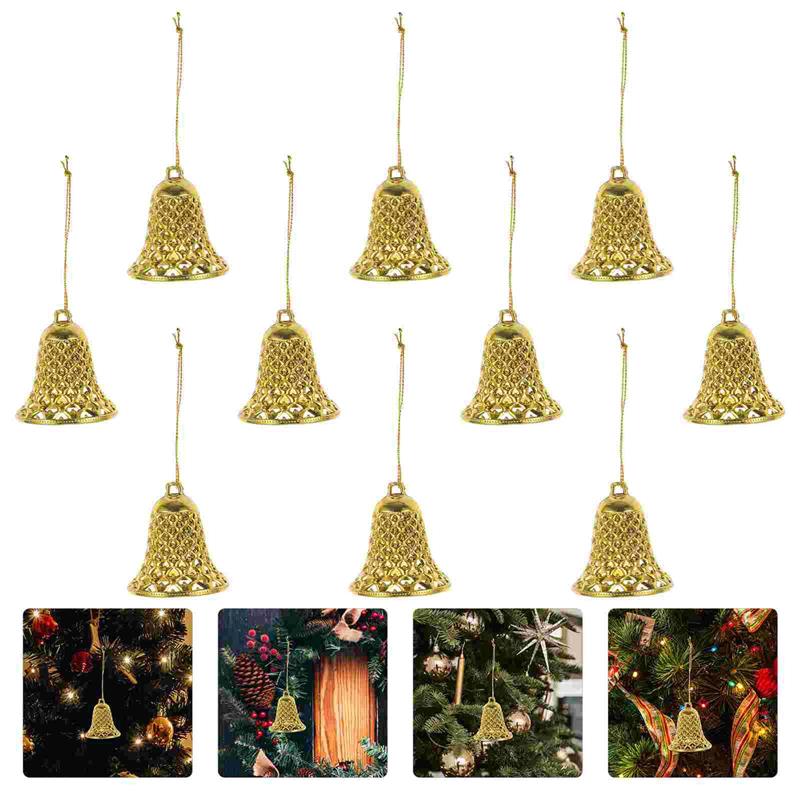 

12Pcs Christmas Tree Decorations Hanging Pendant Xmas Tree Pendants Party Holiday Diy Decorations Festive Accessories Bell