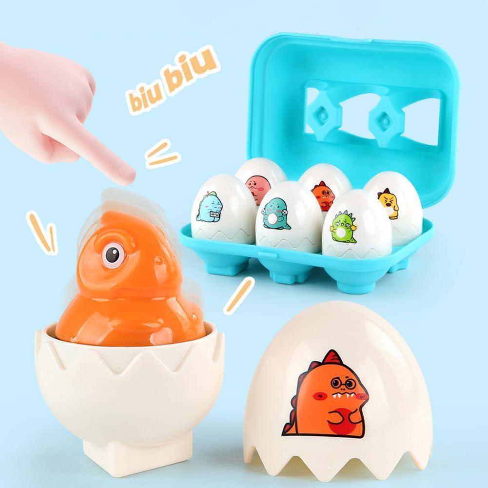 

Montessori Matching Sorting Toys With Eggs Storage Box Smart Eggs Games Sorters Toy Educational Learning Game For Children Gifts
