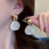 Irregular Metal Shell Drop Earrings for Women Statement Long Exaggerated Geometric Brincos Party Jewelry Wholesale