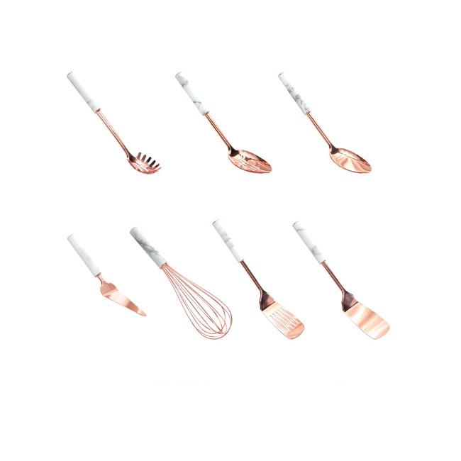 Hot Sale Best Good Sale 7 Pcs Non-Toxic and Non Stick Cookware With Utensils Holder Kitchen Cooking Utensils Set белый