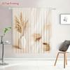 2PCS Minimalist Curtains, Pampas Vase Wood Stump, Digital Print, Bedroom Living Room, Office, Polyester, Window Drapes