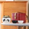 High-look, Cute Panda Kuaike Cup, Cultural and Creative Souvenir, Travel Tea Set, Business Gift Set, High-end Gift