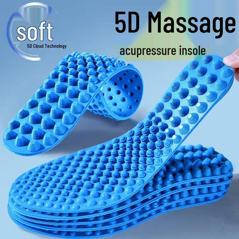 Blue Acupressure Mat with Pebble Foot Massage for Pain Relief 39-40 синий