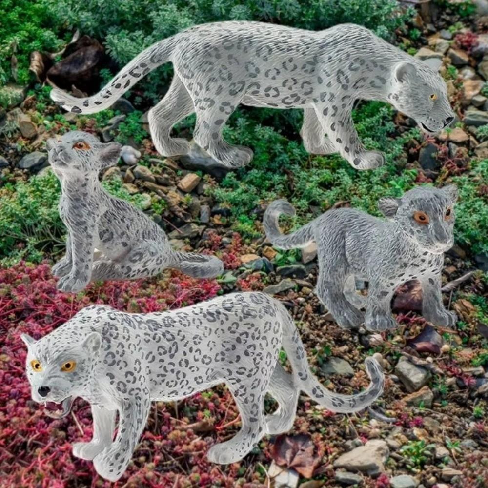 PVC Material Wild Animals Model Static Model Animal Figurine Leopard Model Children Cognitive