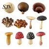 Nature Inspired Magnet 3D Mushroom Refrigerator Magnet, Resin Fake Decorative Realistic Magnets Photo Notes Holder for Whiteboard Cabinet Kitchen