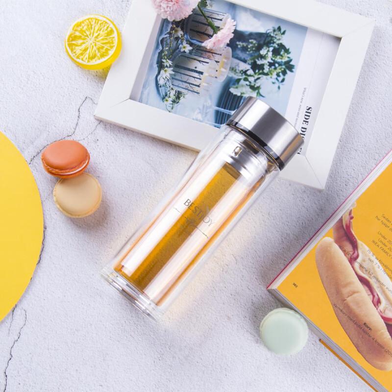 Fuguan High Borosilicate Double-Wall Glass Tumbler