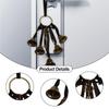 Witch Bells for Door Knob Pagan Rustic Witchcraft Supplies Bell String Hanging Witch Bell for House Bedroom Home Wall Garden