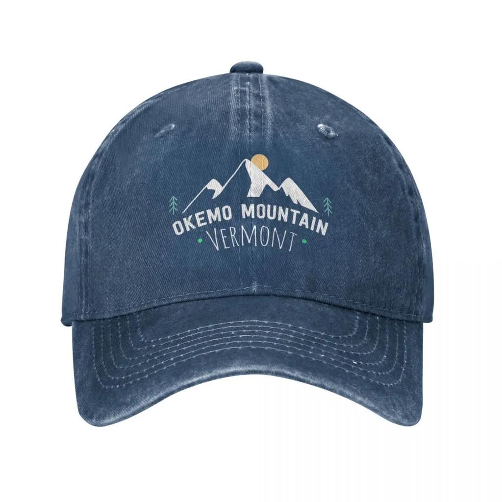Okemo Mountain Vermont Baseball Cap Hat Sunscreen Hat For Men Women'S
