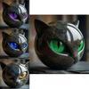 Creative Stone Patterned Cat Resin Ornaments For Festival Decorations And Gifting