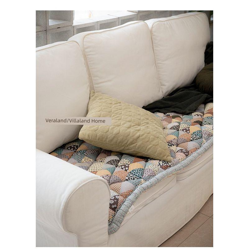 

Genuine Goods Cotton Thickened Cushion Non-Slip Fabric Coffee 45*45cm