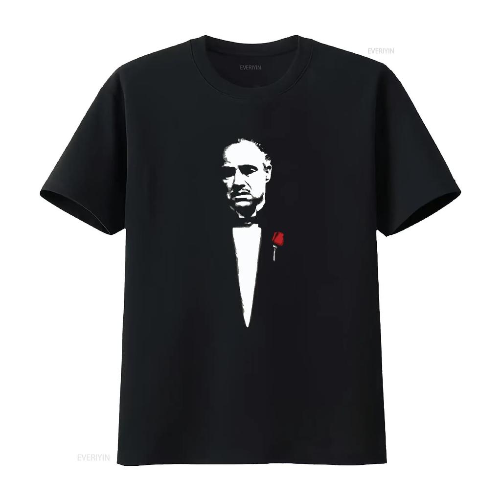 Vito Corleone Mafie Marlon Brando Kultovní Potisk Tričko pro Muže Stylový a Jedinečný Design vintage Vypraný designové oblečení