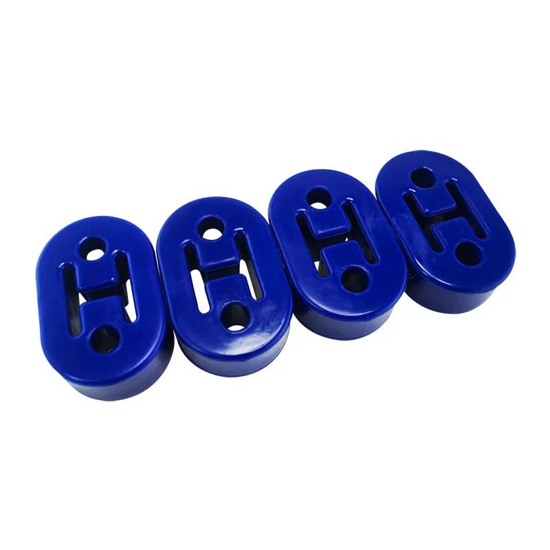 4pcs Red Universal for Car Vehicles Muffler Exhaust Pipe Mount Bracket Hangers