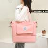 Large Capacity Foldable Travel Duffel Bag Multifunctional Oxford Storage Bag for Short Trips