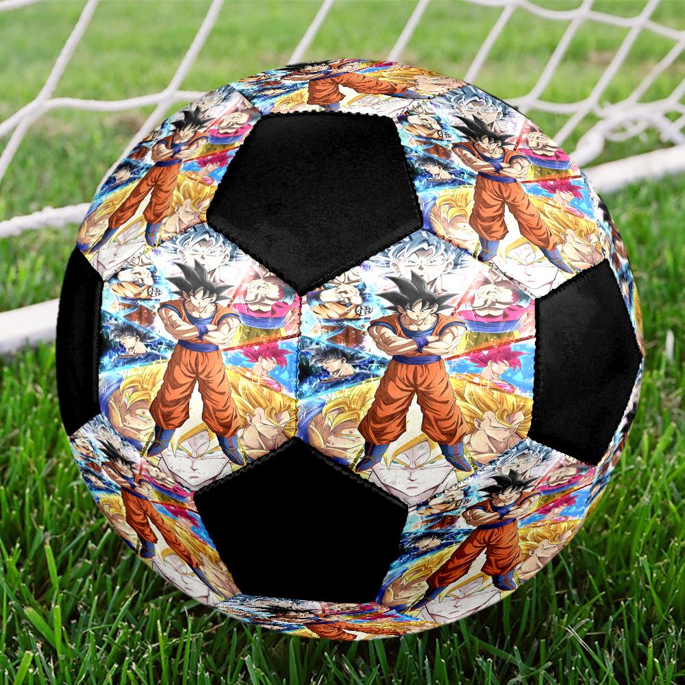 Dragon Ball Indoor Soccer Ball Colorful Machine Stitched PVC Size 5 Team Training Competition Ready Durable High-Bounce Cool Sports Gift