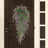 Artificial Hangable Plants 2Pieces Artificial Eucalyptus Greenery Realistic UV Resistant Wall Decoration For Living Room Patio