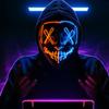 Wireless Halloween Neon LED Purge Mask Masque Masquerade Party Masks Light Grow In The Dark Horror Mask Glowing Masker