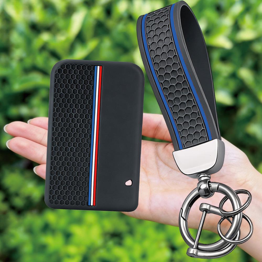 Silicone Keychain Car Keys Accessories Key Case Cover For Renault Megane Clio Megane 2 Scenic Stage Koleos Logan Region Card