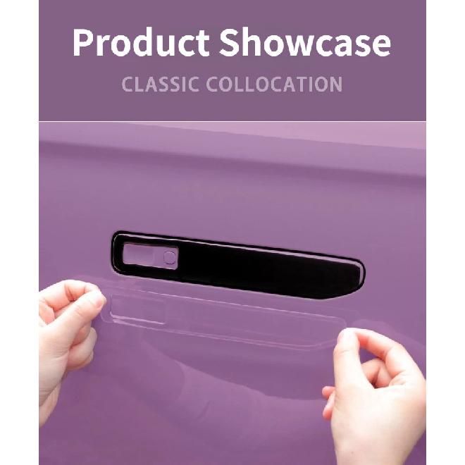 For Leapmotor B01 B10 Car Door Handle Protective Sticker Scratch Proof Anti-collision Protectors Exterior Accessories