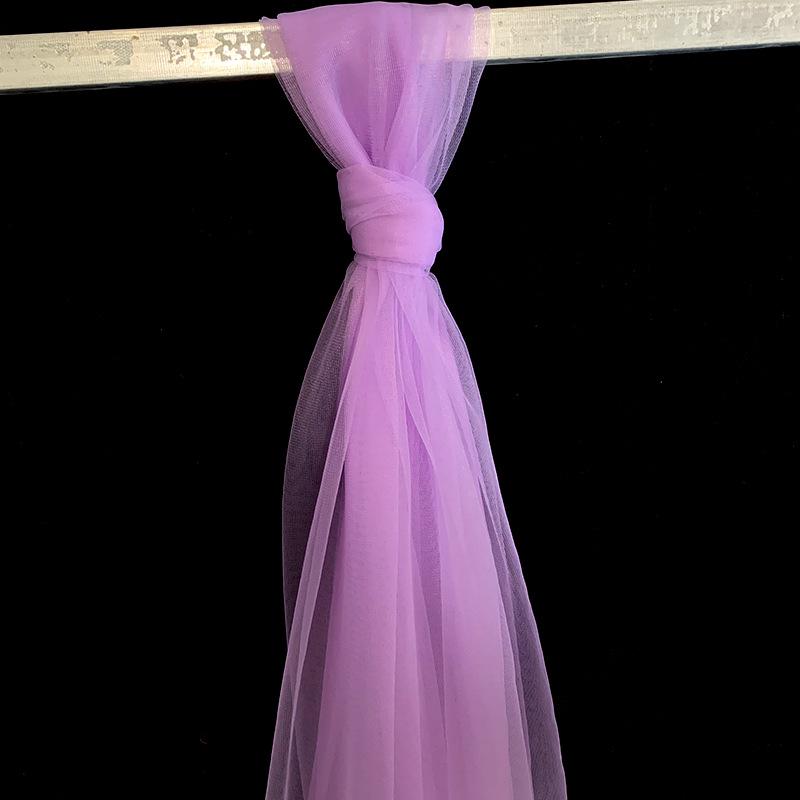 High-Density Swiss Gauze Wedding Decoration: Chair Backs, Curtains, Ceiling & Table Decor