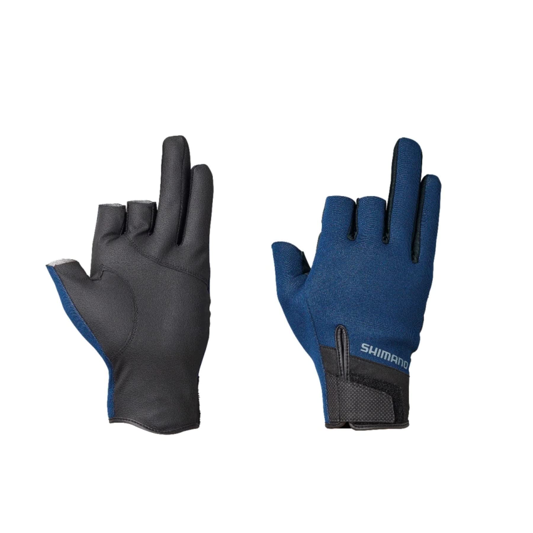 

SHIMANO Titanium Alpha S Gloves, 3-piece cut, GL-014V, Navy,