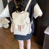 Casual Nylon Backpack for Women Summer New Trendy Fashion Preppy Style Backpack Large Capacity School Shoulder Bag CLE