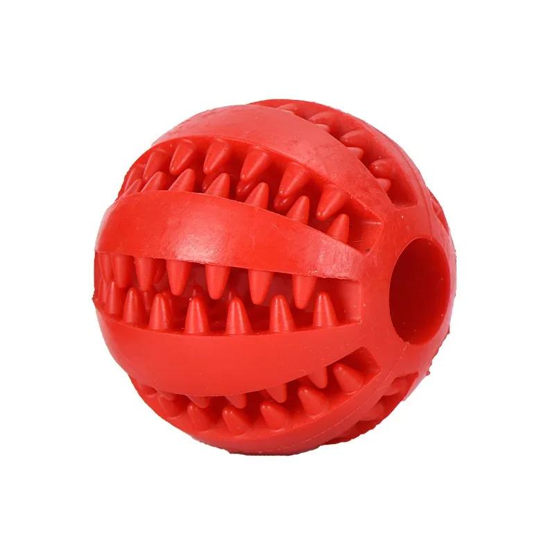 Dog Ball Toys designed for Small Dogs Interactive Elasticity Puppy Chew Toy Tooth Washing Rubber Food Ball Toy Pet Stuff Accessories