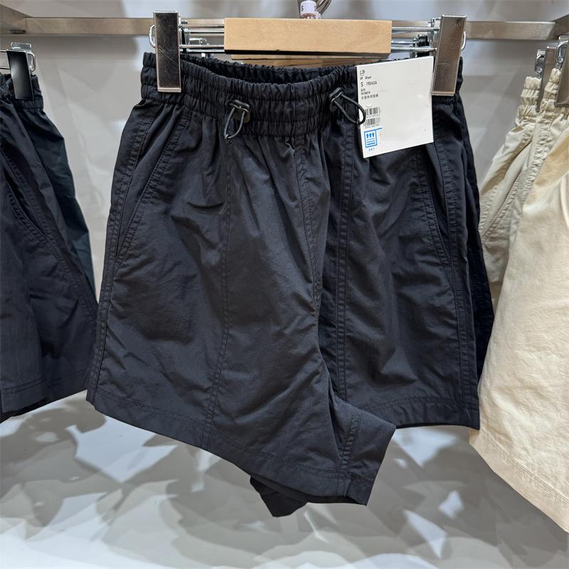 Women's Quick-Dry Summer Casual Shorts - Comfortable, Sporty, Mid-Length, Sweat-Wicking, Lightweight Five-Point Design 466384