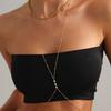 Bohemian Beads Chest Chain Imitation Pearl Bikini Belly Chain Creative Waist Chain  Festival