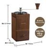 Hario Hand Grinding Coffee Mill Cube Ceramic Mill Hand Drip Wood CMCB-4