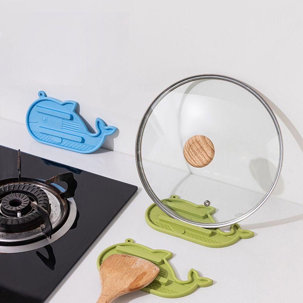 Washable Pot Lid Storage Mat Multifunctional Countertop Protector Silicone Pot Cover Placer Non-slip Faucet Draining Mat