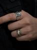 Harang Hr 214R_Rectangle Silver Seal Ring