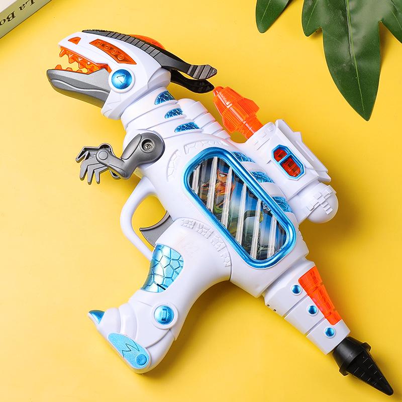 Dinosaur Electric Sound & Light Toy Gun for Kids, Music and Simulation Features, Perfect Gift for 2-3 Year Olds